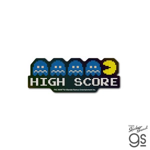 PAC-MAN ホログラムステッカー HIGH SCORE ドット パックマン ゲーム game キャラクター グッズ PAC019