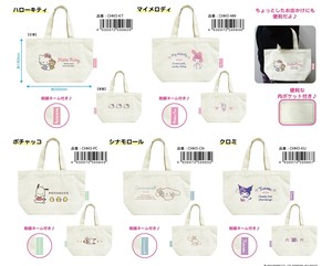 Tote Bag Canvas Sanrio Characters Mini-tote
