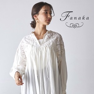 Button Shirt/Blouse Fanaka Tunic Blouse Applique