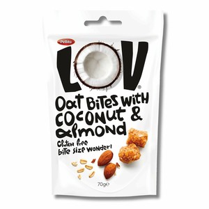 Pellito LOV bites(ペリート・ラブ) オートバイツ ラズベリー＆アーモンド 70g