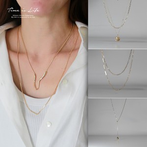 〈ネックレス〉シンプルでリッチな日常使いのゴールド◎ゴールドネックレス
