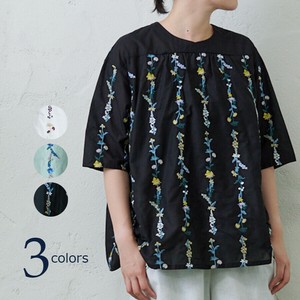 emago Button Shirt/Blouse Stripe [S/S NEW]