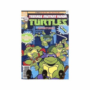 ■2024AW　新作■　Teenage Mutant Ninja Turtles　コミックウッデンフックボード