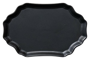 [美濃焼 食器] シュエットプレートブラックS [minoware TOKI 陶器]