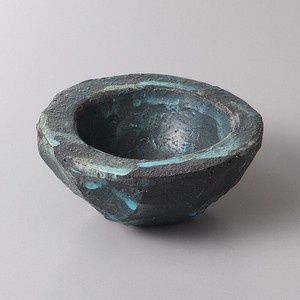 [美濃焼 食器] 焼〆削り小付（手造り） [minoware TOKI 陶器]
