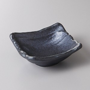 [美濃焼 食器] ブラックパール荒ソギ9cm小付 [minoware TOKI 陶器]