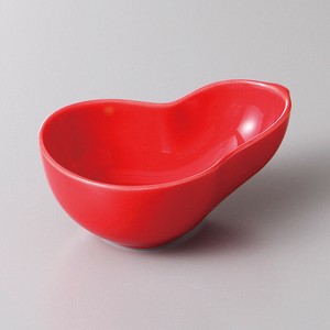 [美濃焼 食器] ひょうたん赤珍味 [minoware TOKI 陶器]