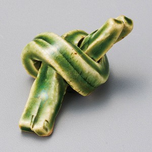 [美濃焼 食器] 結び箸置（織部） [minoware TOKI 陶器]