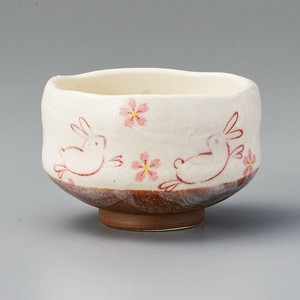 [美濃焼 食器] 花うさぎミニ抹茶 [minoware TOKI 陶器]