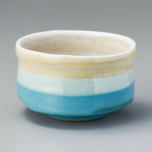 [美濃焼 食器] 虹彩 水色抹茶碗 [minoware TOKI 陶器]