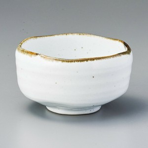 [美濃焼 食器] 渕錆白抹茶碗 [minoware TOKI 陶器]