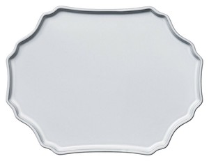 [美濃焼 食器] デプレ（ホワイト）シュエットプレートM [minoware TOKI 陶器]