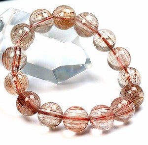 Gemstone Bracelet Rutile Quartz 15mm