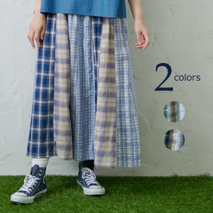 emago Skirt Check Skirt Switching [S/S NEW]