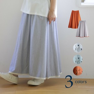 2025年春夏新作！入荷！【リバーシブル花刺繍スカート】