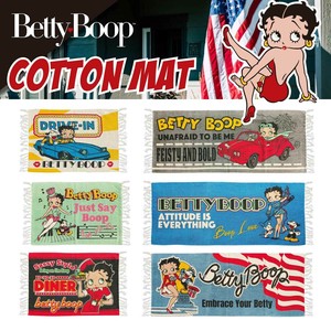 【COTTON MAT】【BETTY BOOP】アメリカンスタイル コットン マット  べティ ブープ べティちゃん
