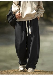 ☆新作☆　【2025秋冬】ユニセックス　無地スラックススウェットパンツ
