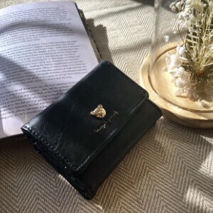Trifold Wallet Bear-chan Gamaguchi Teddy Bear Compact 3-colors