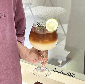 ◆◆大人気◆◆INSスタイル ワイングラス 冷たい飲み物カップ カクテルカップ ハイフットカップ シンプル