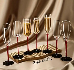＜人気商品＞早い者勝ち シャンパンカップ 家庭用 ワインカップ 甘いグラス ハイフットカップ セット