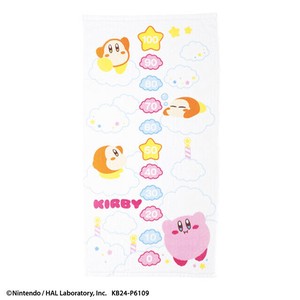 星のカービィ すくすく元気 ベビー用 湯上げタオル