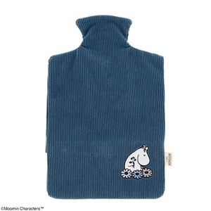 MOOMIN ムーミン あたたかブルー 湯たんぽ コーデュロイ
