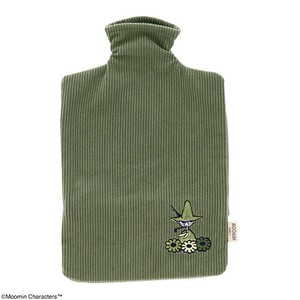 MOOMIN ムーミン あたたかグリーン 湯たんぽ コーデュロイ