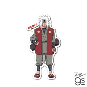 NARUTO-ナルト- 疾風伝 ダイカットビニールステッカー 自来也 アニメ 人気 キャラクター グッズ NRT009