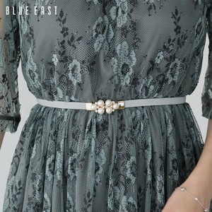 再入荷【パールビジュ細ゴムベルト パーティーベルト】