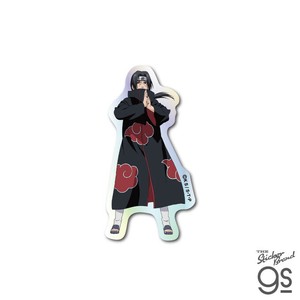 NARUTO-ナルト- 疾風伝 ダイカットビニールステッカー(ホログラム) うちはイタチ キャラ グッズ NRT023