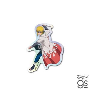 NARUTO-ナルト- 疾風伝 ダイカットビニールステッカー(ホログラム) 波風ミナト キャラクター グッズ NRT025