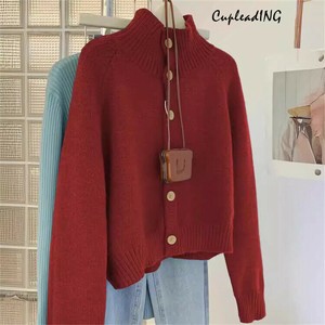 【定番商品】韓国ファッション カーディガン 秋冬 セーター