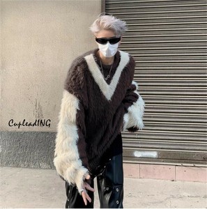 【定番商品】早い者勝ち カットソー 秋冬 縫付 セーター ニットトップス
