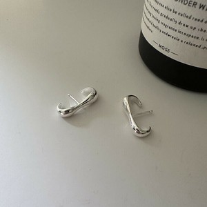 银耳针耳环 2024新品 银色