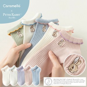 A【CRML ピーターラビット靴下 511585-1】ピーターラビット靴下/5足/ギフトセット/レディース