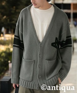 [antiqua] Cardigan Knit Cardigan Men's