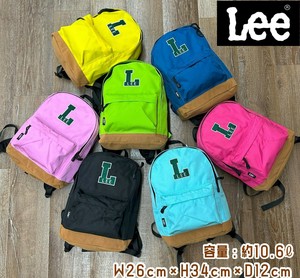 【年間売れ筋アイテム】Lee/リー Big L ワッペン 撥水ポリ キッズリュック