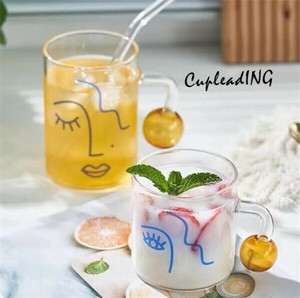 ◆◆大人気◆◆韓国ファッション ギャザリング 水のコップ 個性 芸術 可愛い オフィス ガラスのコップ