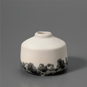 Foam Pattern Vase-B Black