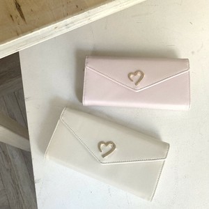在庫有・即納【カードポケット×10・3色展開・ハートシリーズ】ラインハート長財布