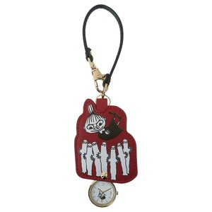 【特価品】ムーミン ダイカットレザーキーチェーンウォッチ リトルミイ RRE