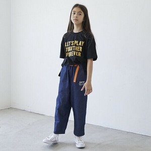 【25PS新作】フィールドデニムパンツ　春物新作　デニム　ベルト　春パンツ　カジュアル　兄弟コーデ