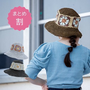 圆帽/沿檐帽 花朵 业务用 钩编