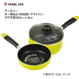 锅 小熊维尼 PEARL METAL珍珠金屬 Disney迪士尼 3件每组