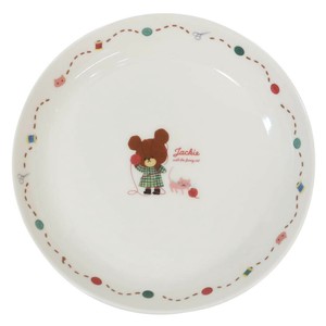 【中皿】くまのがっこう カレーパスタプレート ジャッキーとねこ