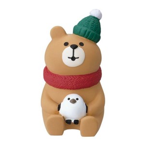 【マスコット】concombre 雪ん子 マスコット くまさんとシマエナガ