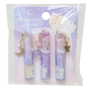 【文房具】むぎゅっと チャーム付き鉛筆キャップ 3本セット ゆうえんち