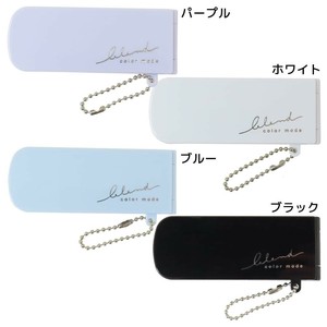【生活雑貨】マイルドカラーコスメ ミラー付き洋服ブラシ