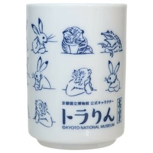 【コップ】鳥獣戯画Xトラりん 湯呑み 整列