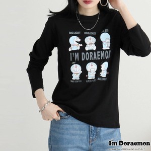 T-shirt Doraemon Ladies fashion T-Shirt Long T-shirt Printed Men's